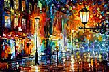Leonid Afremov NIGHT I painting